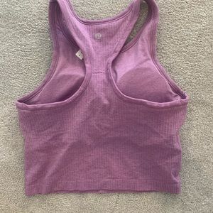 EBB to street cropped racer back lululemon tank